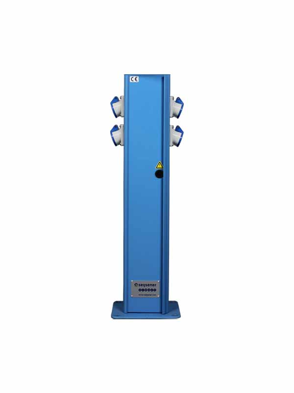 Seijsener ARC 4CEE 16A 850mm voetplaat Blauw RAL5012
