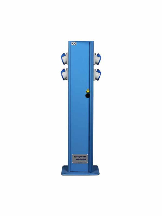 Seijsener ARC 4CEE 16A 850mm voetplaat Blauw RAL5012