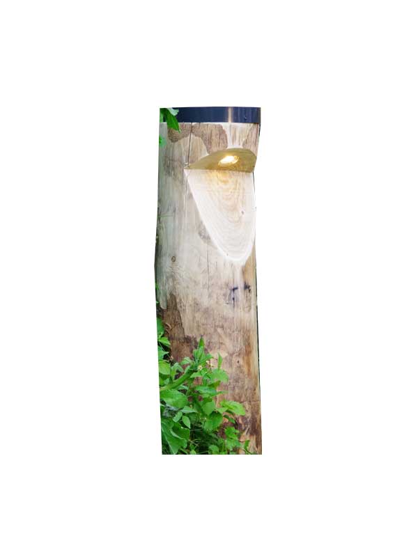 Seijsener BOSCO-solar, Kastanje, 180x650mm + 600mm ingra