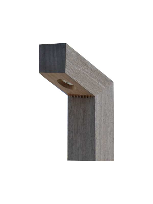 Seijsener PUNTO, Cumaru, 70x120x800mm + 600mm ingraven, 2,70