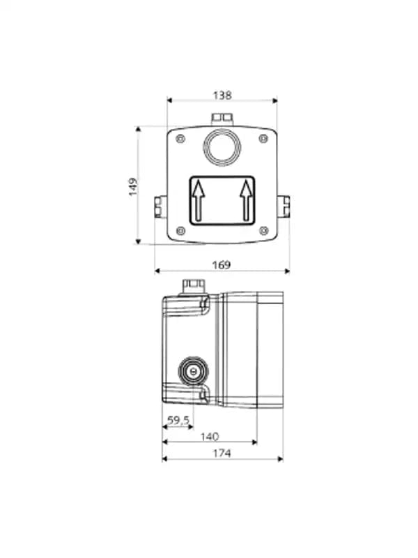 Seijsener SCHELL Inbouw Masterbox LINUS WBD-E-V