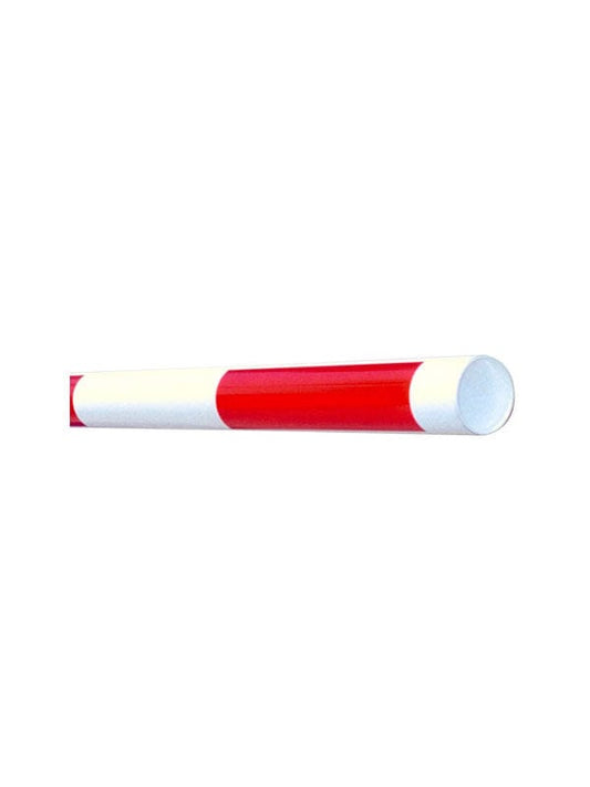 Seijsener Slagboomarm D=80mm Lengte = 5mtr Rood/Wit