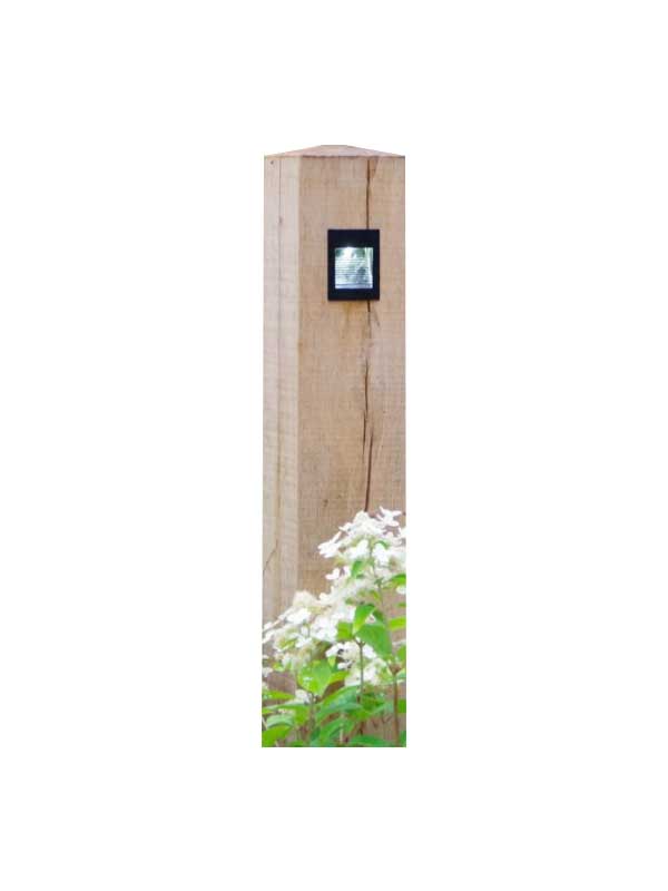 Seijsener TORRE 150, Kastanje, 150x150x900mm + 600mm ingrave
