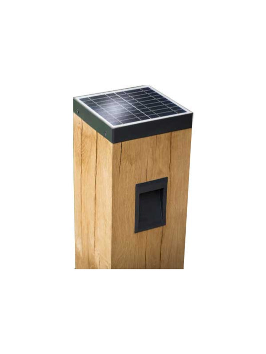 Seijsener TORRE-solar, Eiken, 175x175x900mm + 600mm ingraven
