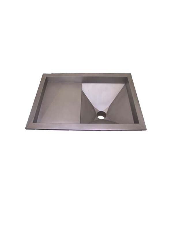Seijsener Uitstortblad voor cassettetoilet/RVS316