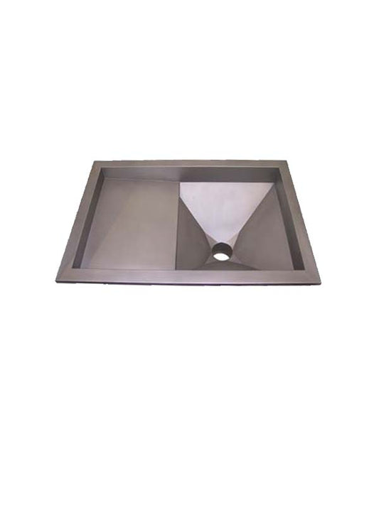 Seijsener Uitstortblad voor cassettetoilet/RVS316